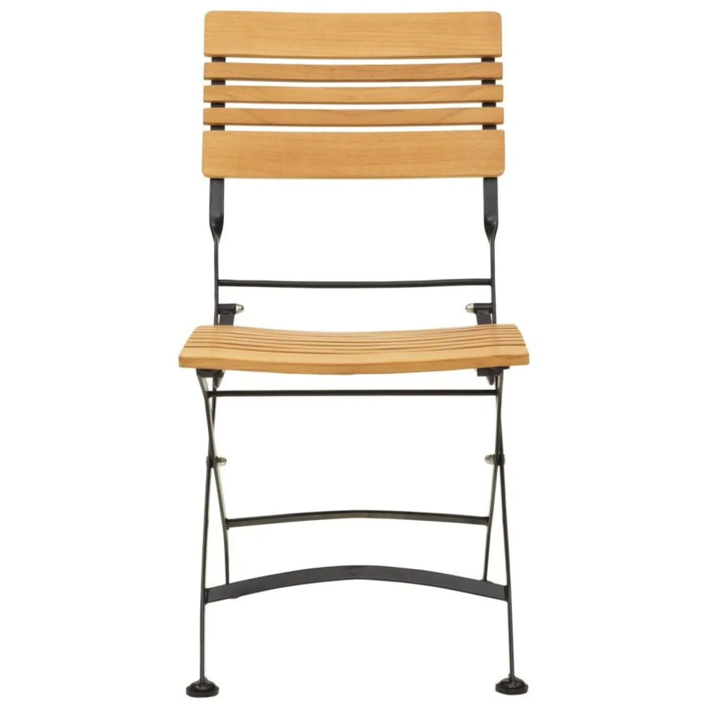 Brewer Matstol Svart/Teak