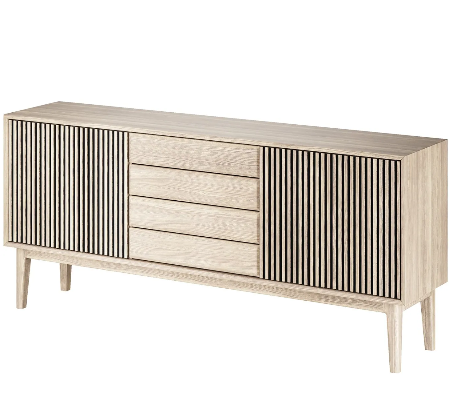 Broholm Sideboard Lameller 183x81 cm Vitoljad Ek
