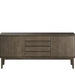 Broholm Solid Sideboard 183x81 cm Rökoljad Ek