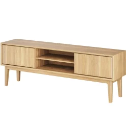 Broholm XL TV-bänk 160x55 cm Oljad Ek