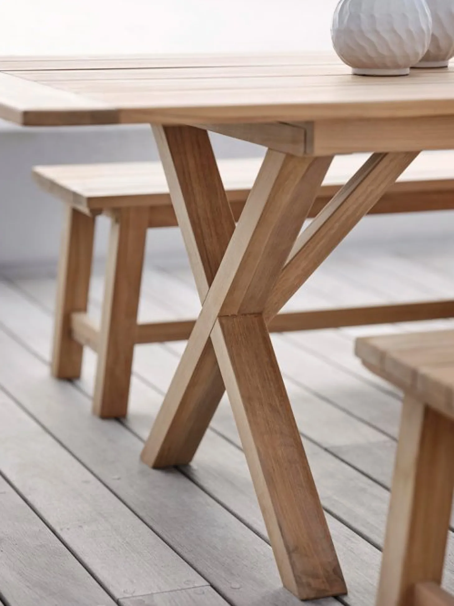 Brutus Bord 100x200-265 cm Teak