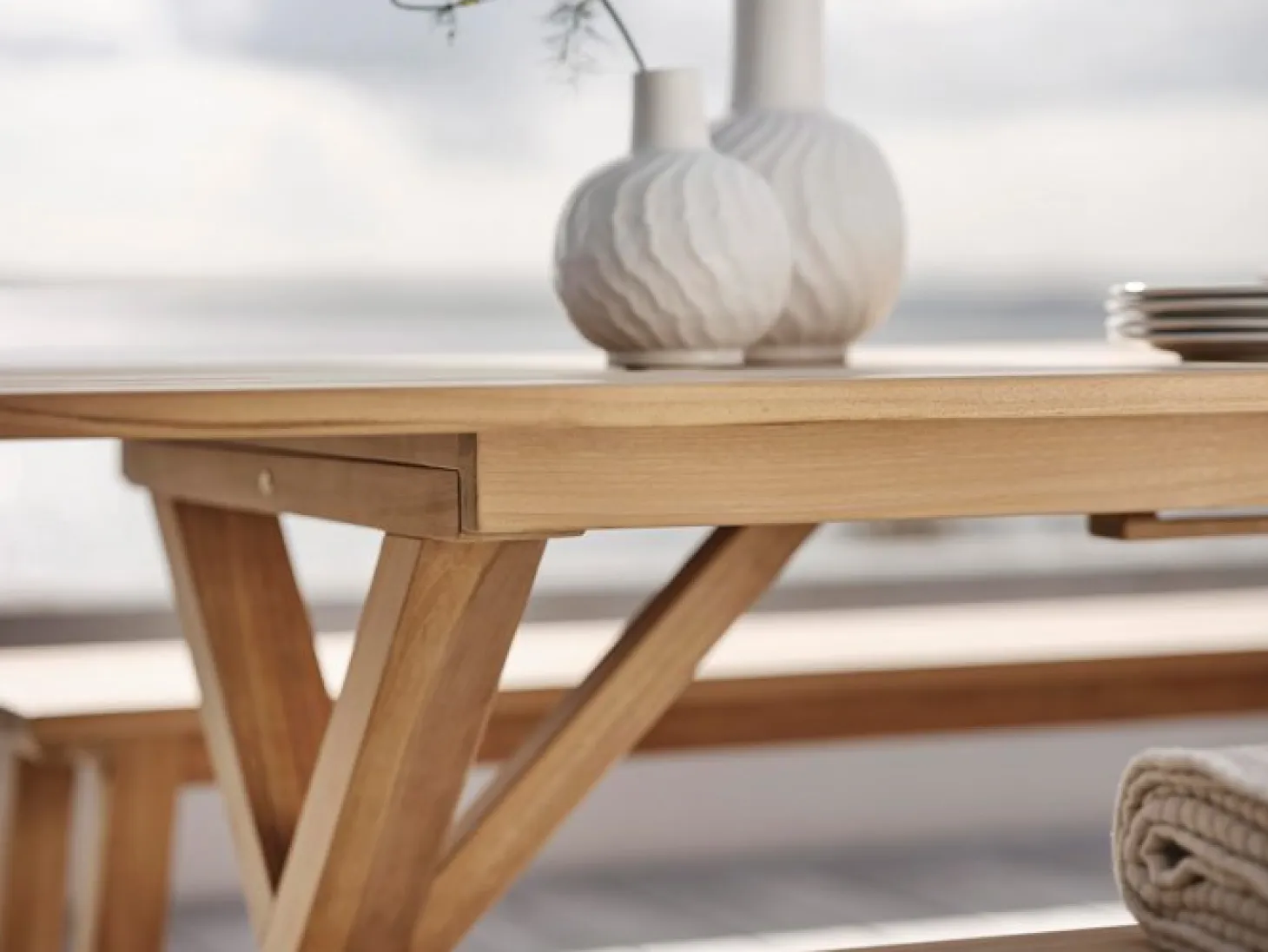 Brutus Bord 100x200-265 cm Teak