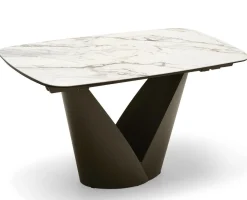 Calla Matbord 100x200-296 cm Bronze / Keramik