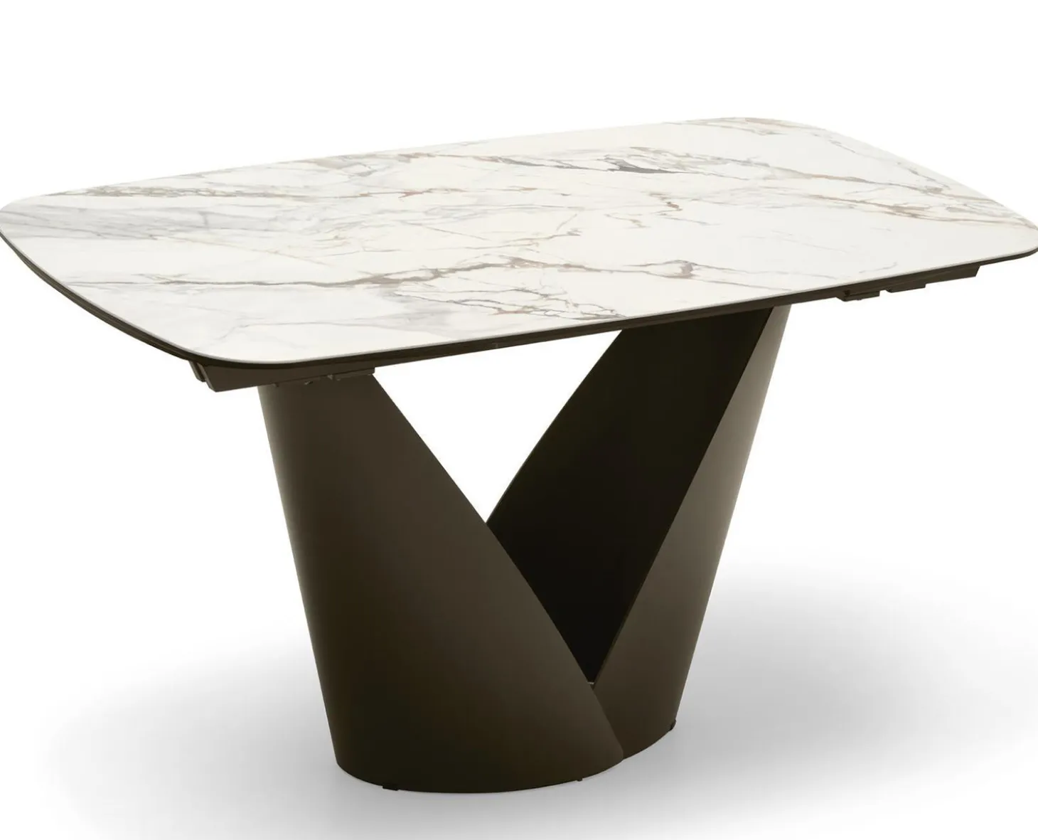 Calla Matbord 100x200-296 cm Bronze / Keramik