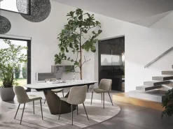Calla Matbord 100x200-296 cm Bronze / Keramik