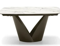 Calla Matbord 100x200-296 cm Bronze / Keramik