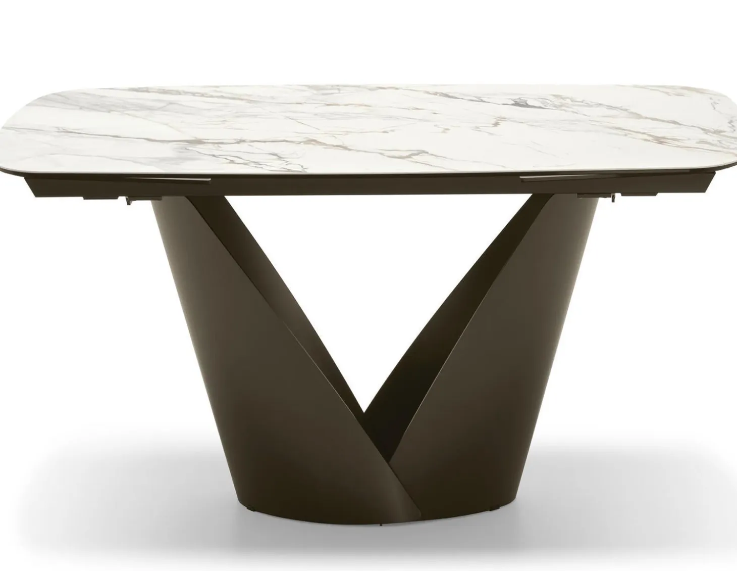 Calla Matbord 100x200-296 cm Bronze / Keramik