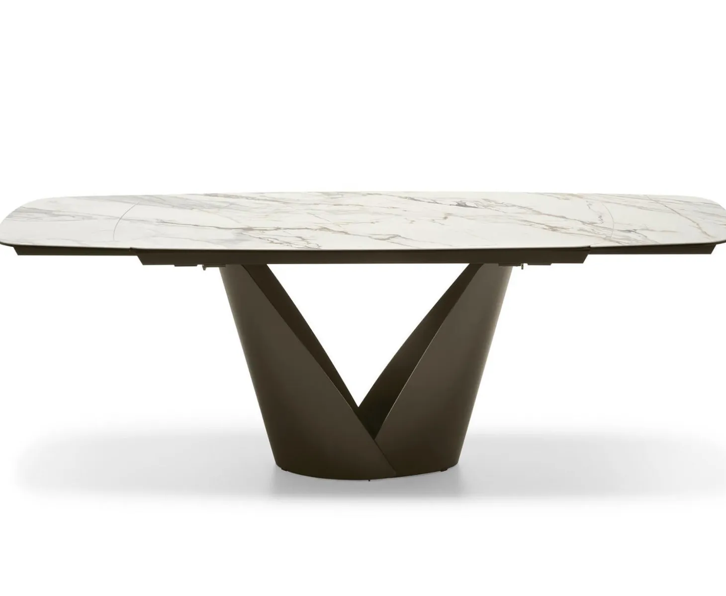 Calla Matbord 100x200-296 cm Bronze / Keramik