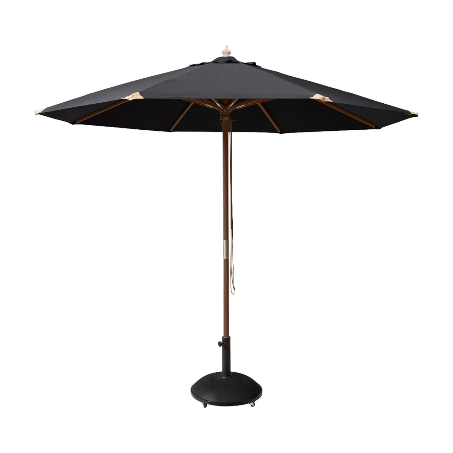 Capri Parasoll Ø3m Svart