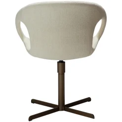 Carry Stol Bone White bouclé, Brass