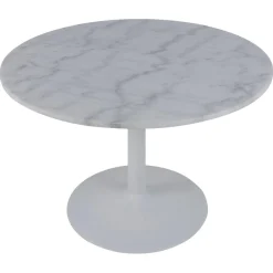 Carter Matbord Rund 110 cm Vit