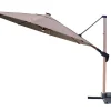 Caserta Frihängande Parasoll Beige/Wood 3,5m