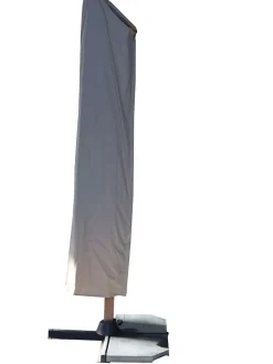 Caserta Frihängande Parasoll Beige/Wood 3,5m