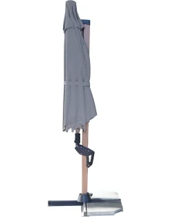 Caserta Frihängande Parasoll Beige/Wood 3,5m