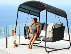 Cave Hammock inkl. Grått Sunbrella Dynset