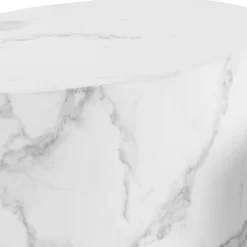 Cenon Satsbord 40x33x48 cm Carrara-marmor