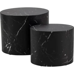 Cenon Satsbord 40x33x48 cm Marquina-marmor