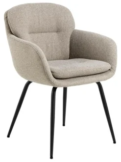 Charlize Karmstol Alea tyg Beige