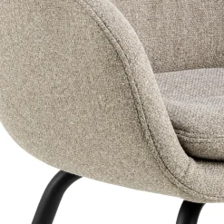 Charlize Karmstol Alea tyg Beige