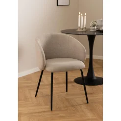 Chaumont Karmstol Basel tyg Beige
