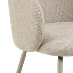 Chaumont Karmstol Basel tyg Beige/Grå