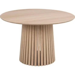 Christo Matbord Rund 120 cm Vitpigmenterad Ek