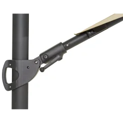 Cilento Frihängande Parasoll Ø350 cm Light Grey/Khaki
