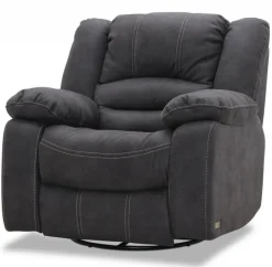 Cinema Biofåtölj Manuell Recliner / Snurr / Gung Grå