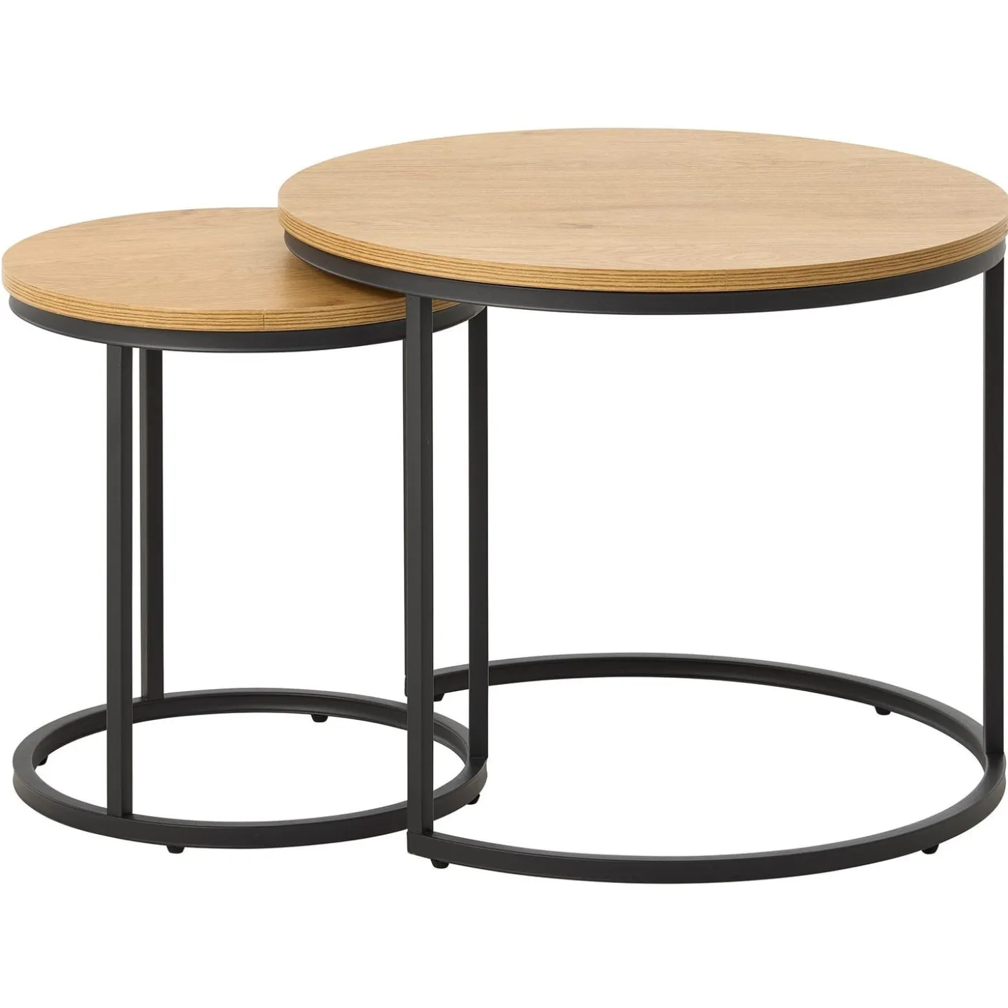 Classico Satsbord rund 60 cm Naturlig ek