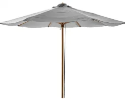 Classic Parasoll 3m Teak/Light Grey