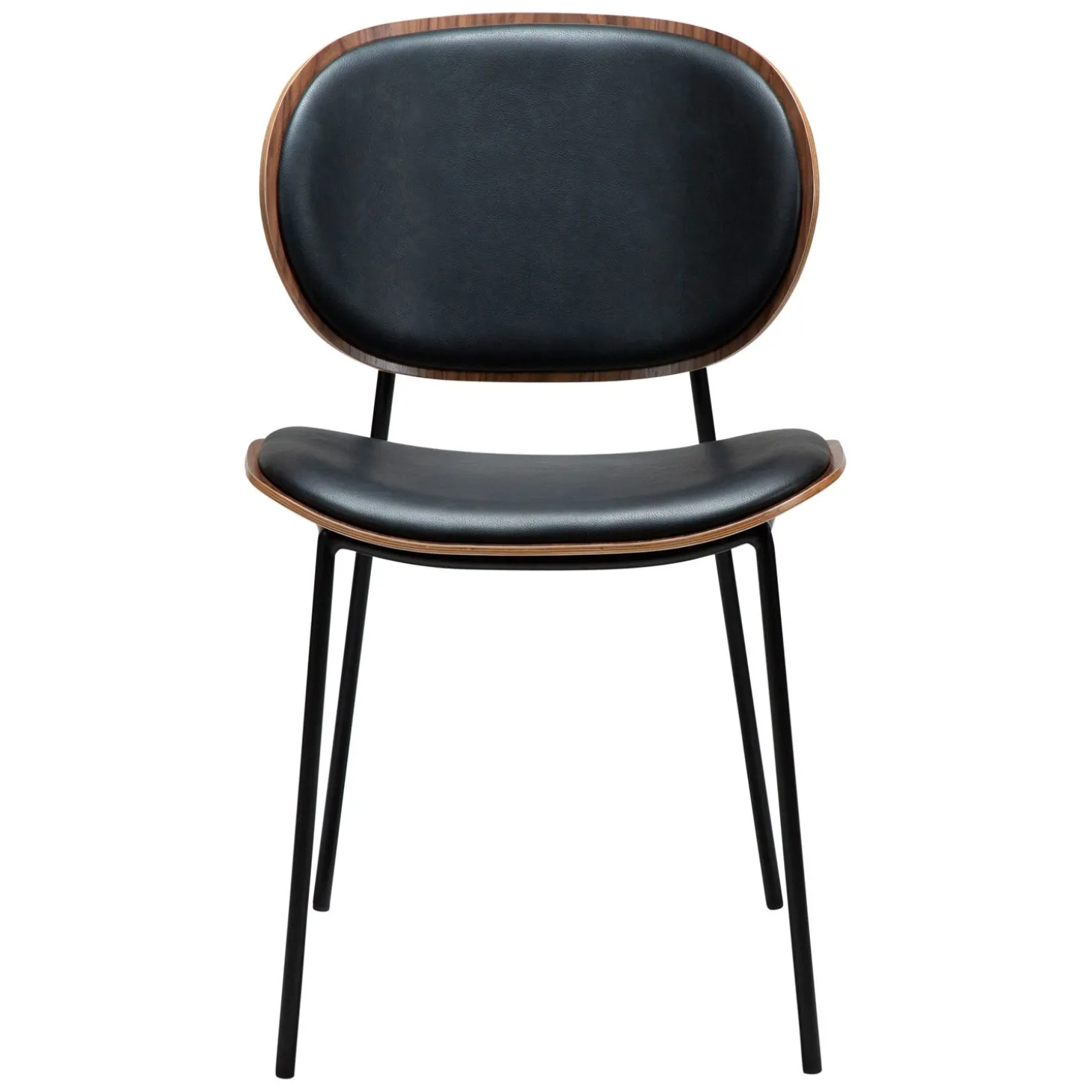Clementina Stol Raven Black, Walnut