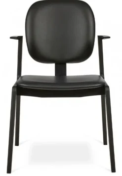 Cliff Karmstol Svart Ek