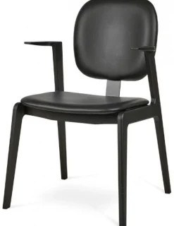 Cliff Karmstol Svart Ek