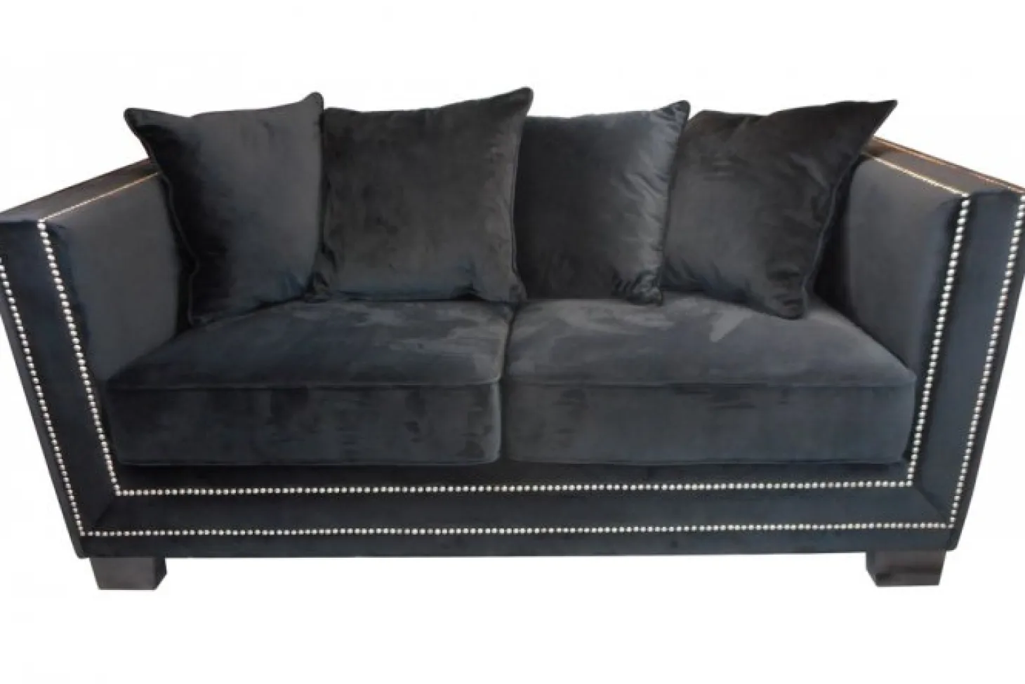 Cloude 2-Sits Soffa Svart Sammet