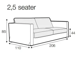 Cloud 2,5-Sits Soffa