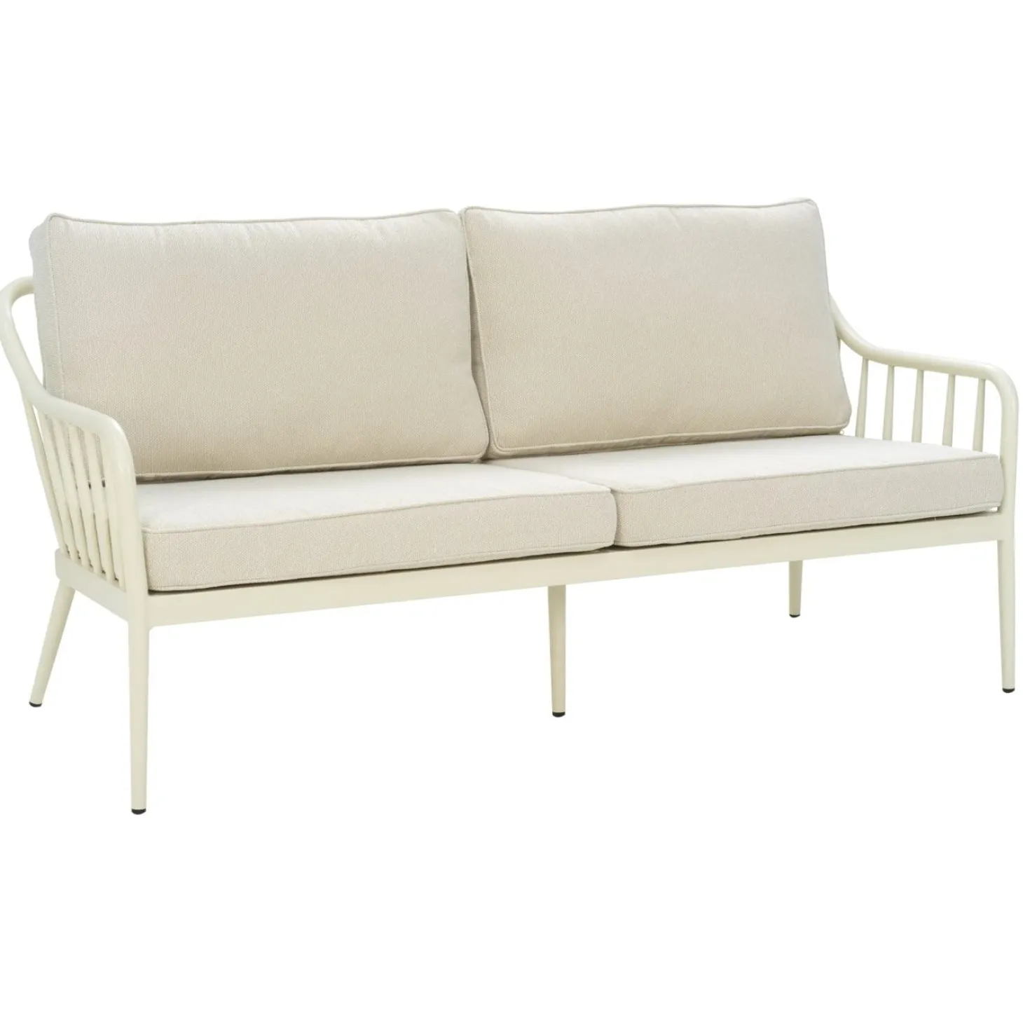 Coleville 2,5-sits Soffa 182x81 cm Pearl White/Dot Beige