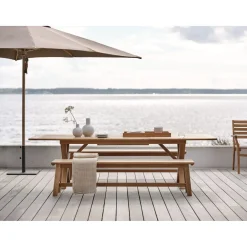Como Parasoll 3x3m Natur/Taupe