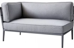 Conic 2-sits Soffa Höger Ljusgrå