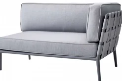 Conic 2-sits Soffa Vänster Ljusgrå