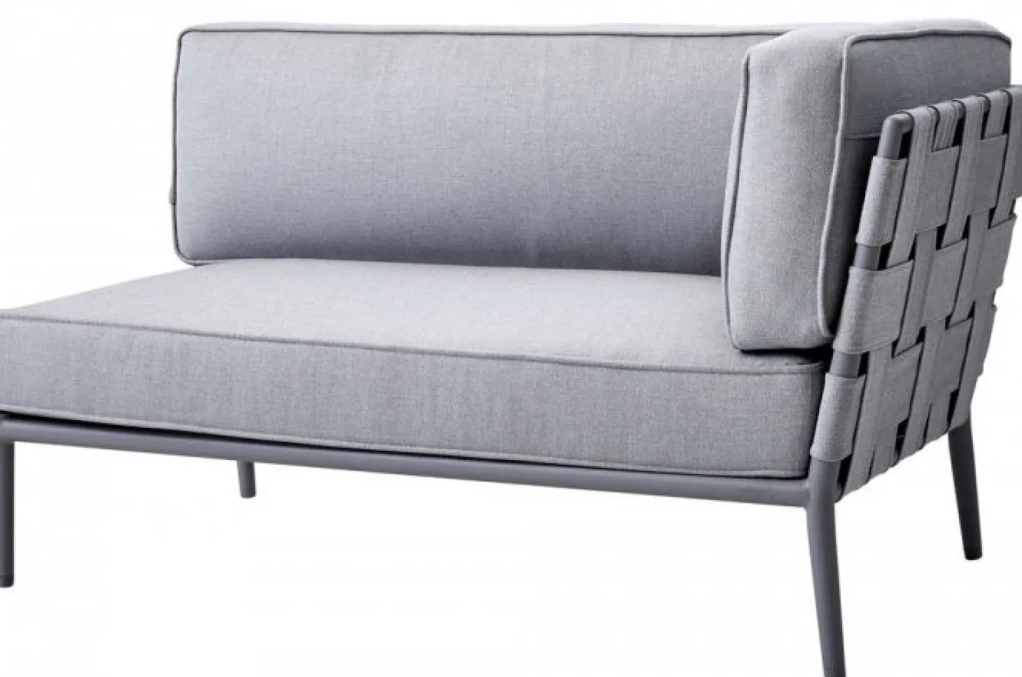 Conic 2-sits Soffa Vänster Ljusgrå