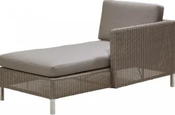 Connect Chaiselounge Taupe Vänster
