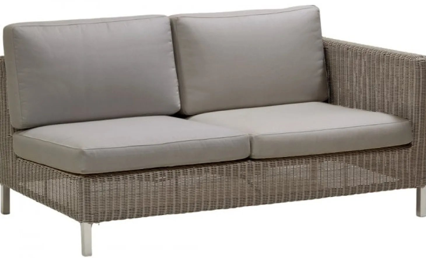 Connect 2-sits Soffa Taupe Vänster