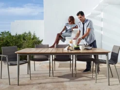 Core Bord 210x90cm Teak / Taupe