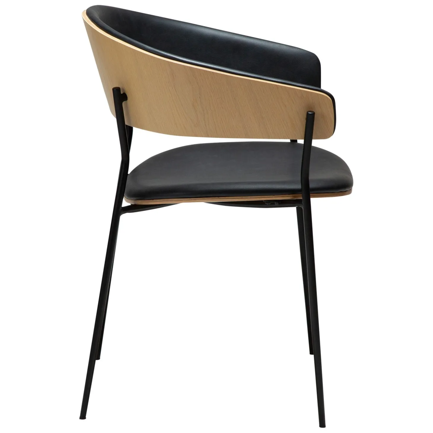 Crib Stol Raven Black, Bleached Oak