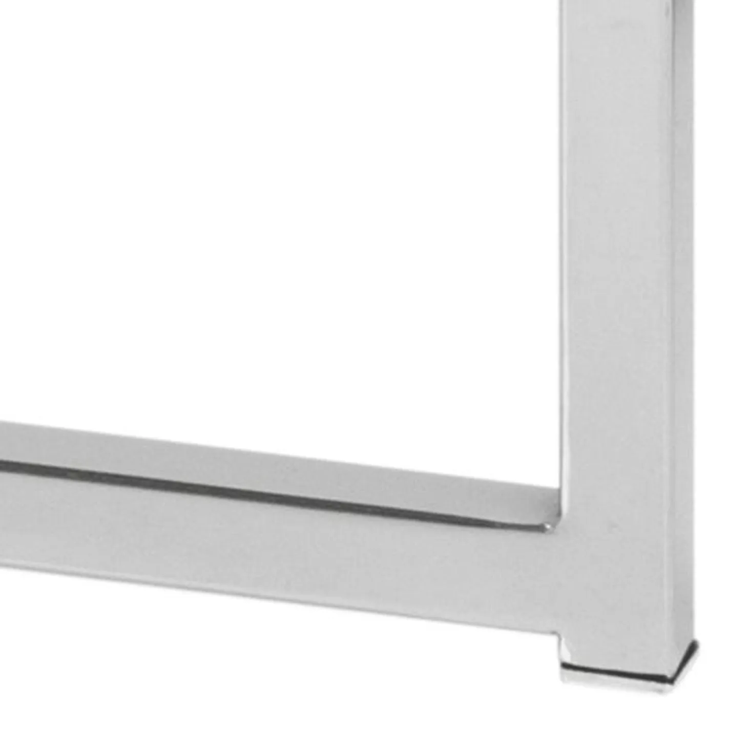 Cross Sidobord Rund 55 cm Krom