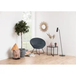 Cross Sidobord Rund 55 cm Svart