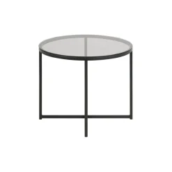 Cross Sidobord Rund 55 cm Svart