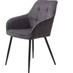 Cubo Stol Fyrkant Mörkgrå PU