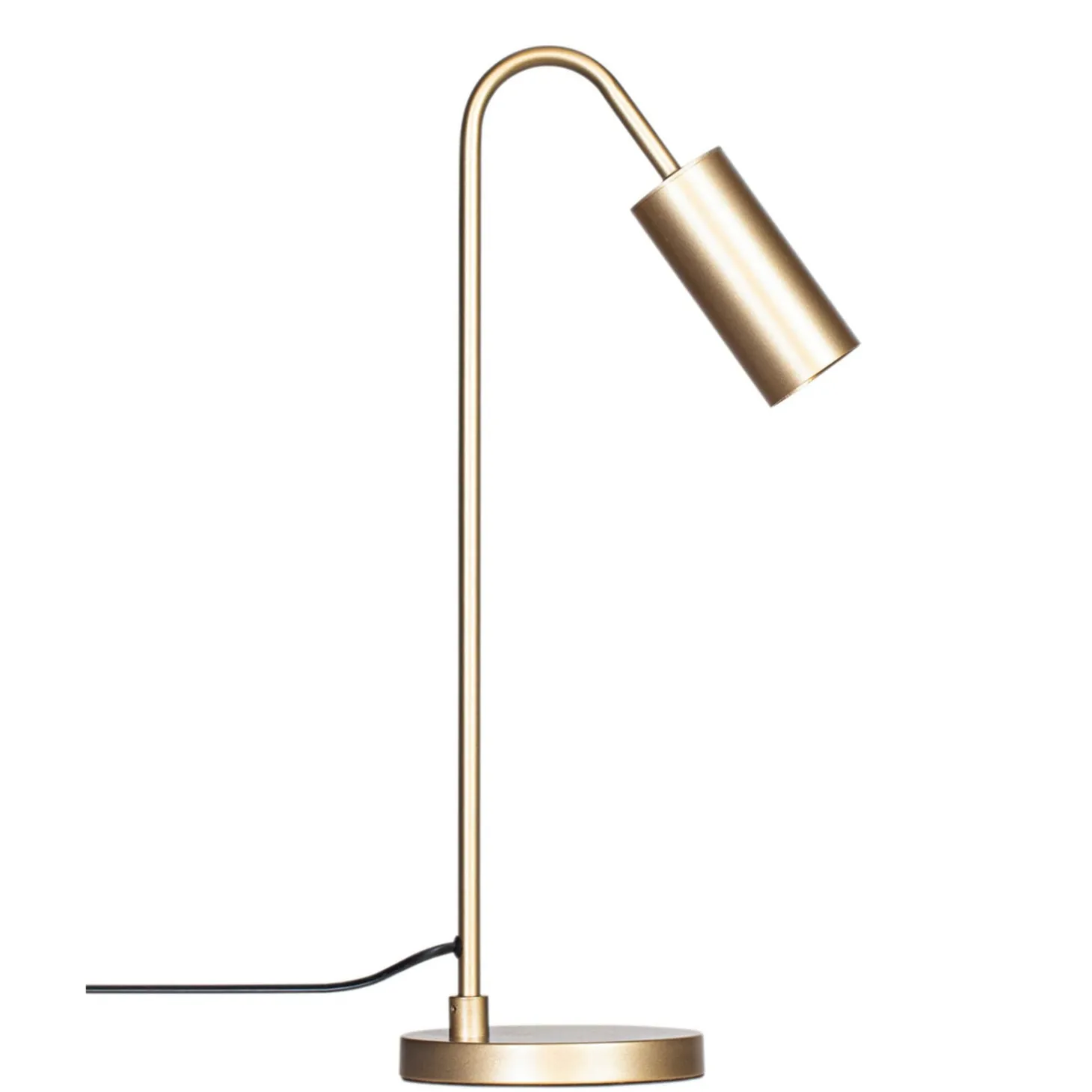 Curve Bordslampa Guld matt