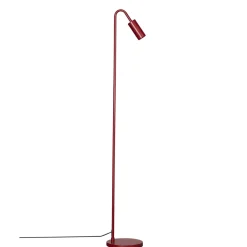 Curve Golvlampa Mörkröd